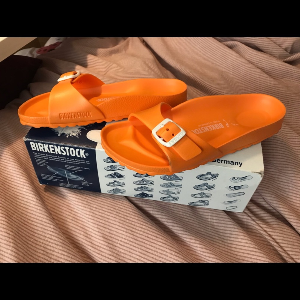 Birkenstock Madrid orange eva foam sandal